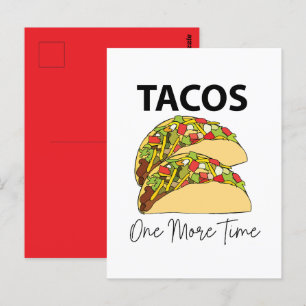 Carte Postale Tacos Une Fois De Plus Cuisine Mexicaine Taco