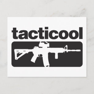 Carte Postale Tacticool - Noir
