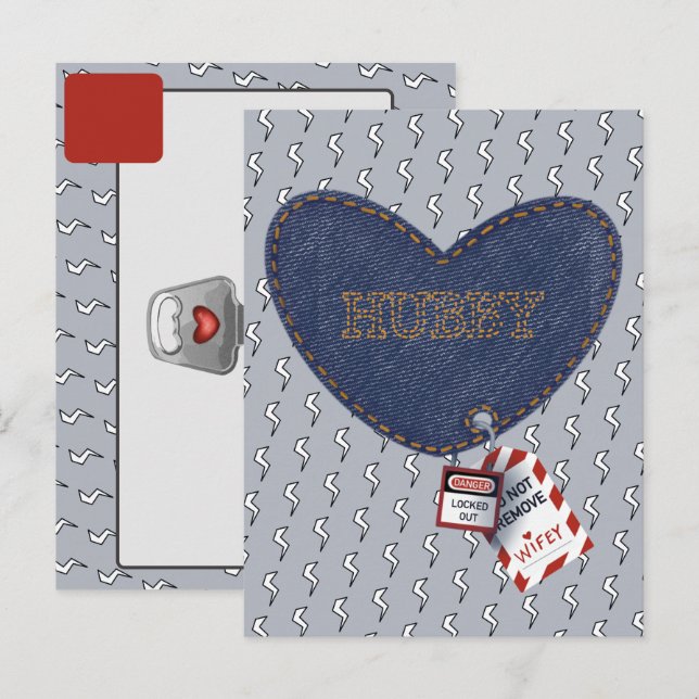 Carte Postale Tag Coeur (Devant / Derrière)