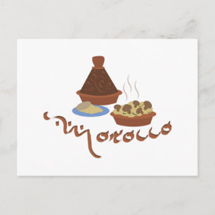 Carte Postale Tagine Maroc