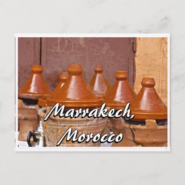 Carte Postale Tagines marocaines (Devant)
