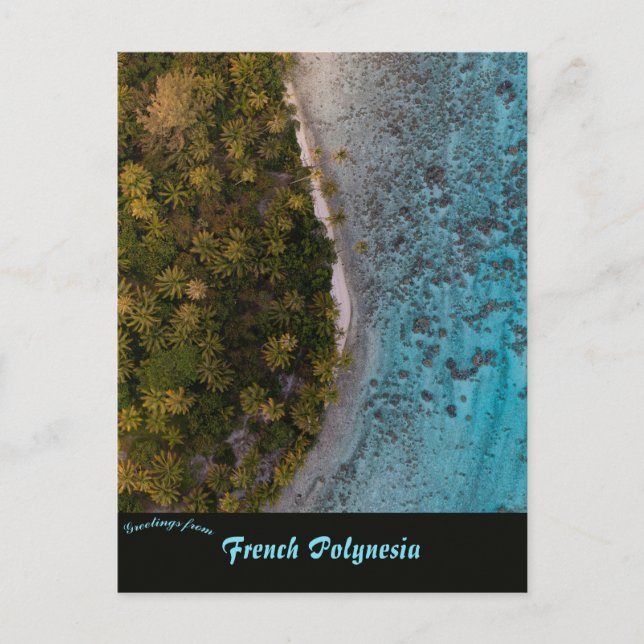 Carte Postale Tahaa Polynésie française (Devant)