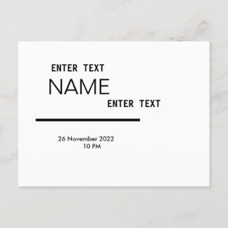 Carte postale, Taille : Carte postale standard, Pa
