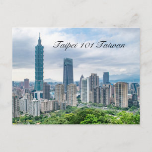 Carte postale Taipei 101 Taiwan