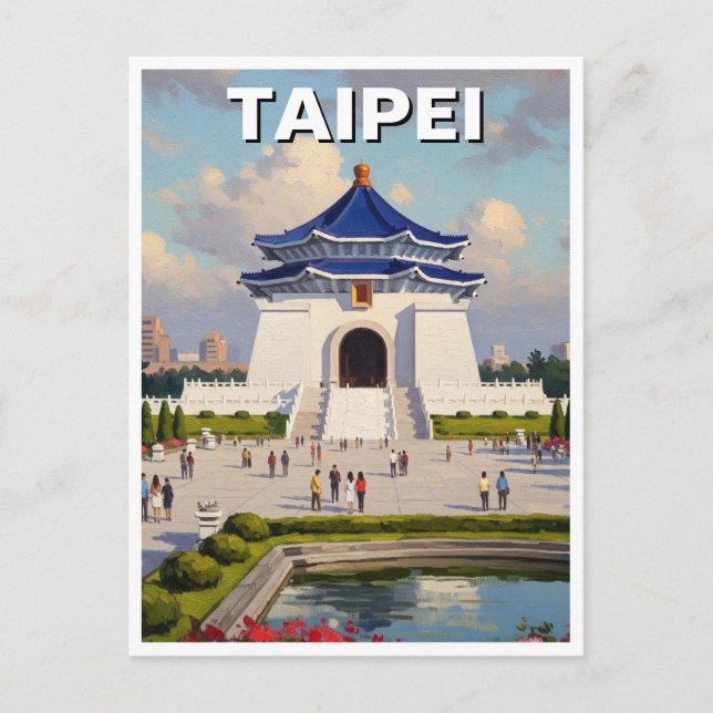 Carte Postale Taïpei CKS mémorial Taïwan (Devant)