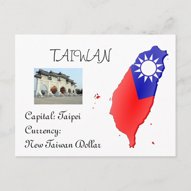 Carte Postale Taïwan (Devant)