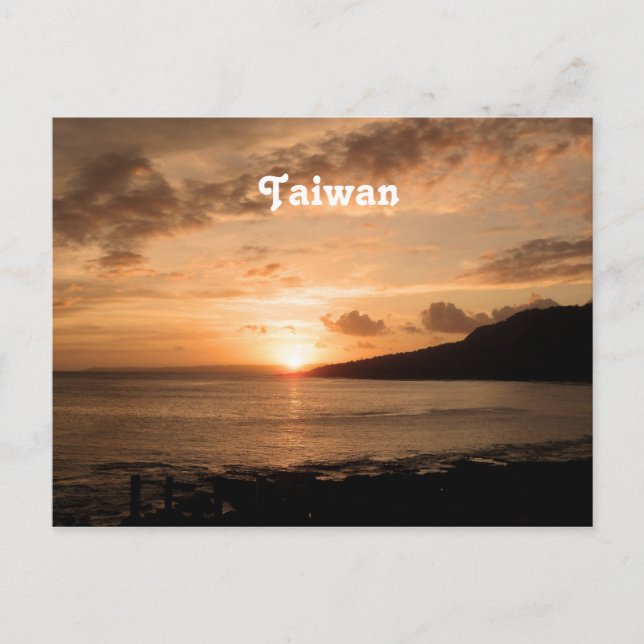 Carte Postale Taïwan Sunset (Devant)