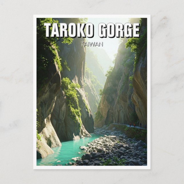 Carte Postale Taïwan Taroko Gorge Travel (Devant)