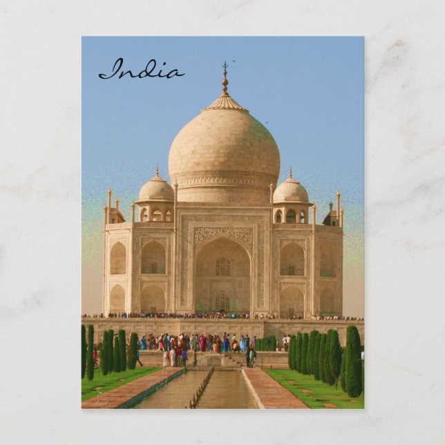 Carte Postale taj brillant inde (Devant)