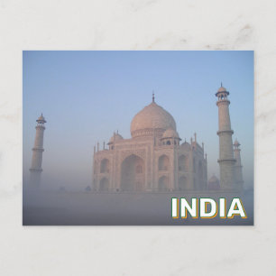 Carte Postale Taj Mahal À Agra, Inde