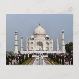 Carte postale Taj Mahal, Agra India