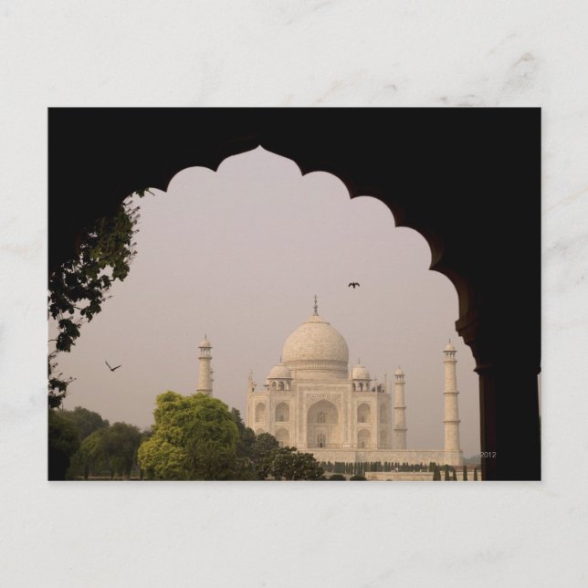 Carte Postale Taj Mahal, Agra, Uttar Pradesh, Inde 2 (Devant)