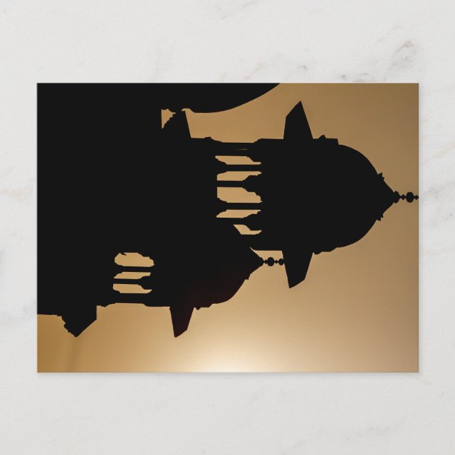 Carte Postale Taj Mahal en Inde (Devant)