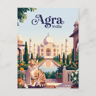 Carte Postale Taj Mahal Inde