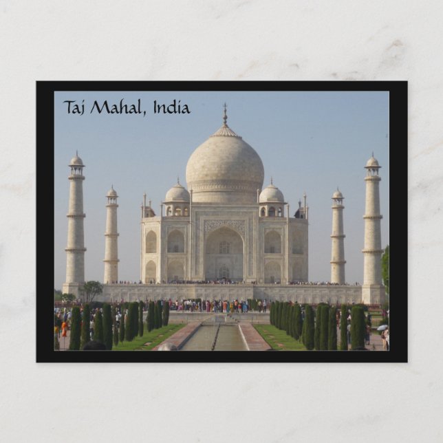 Carte Postale taj mahal inde (Devant)