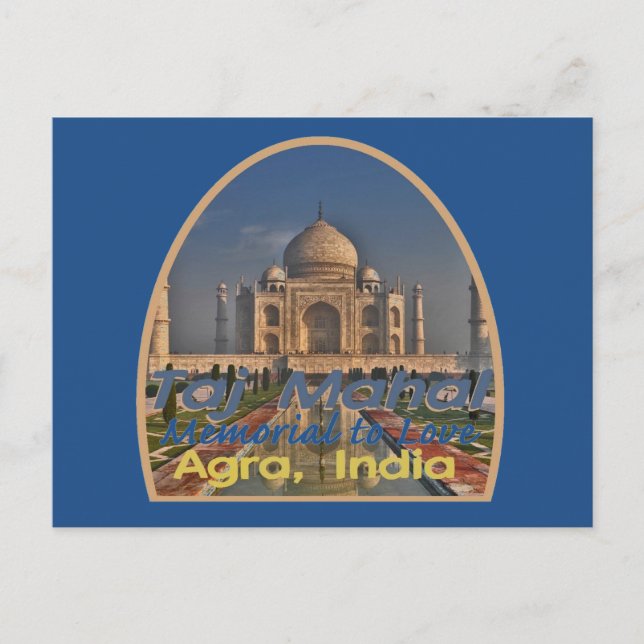 Carte Postale TAJ MAHAL Inde (Devant)