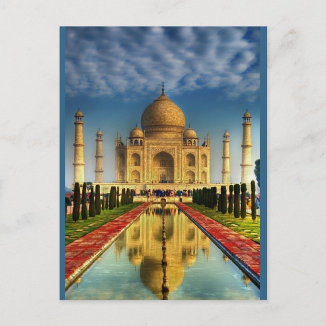 Carte Postale Taj Mahal Photo (Devant)
