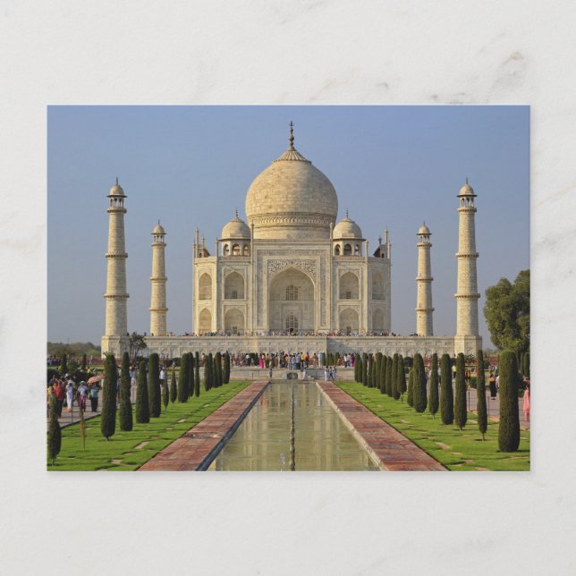 Carte Postale Taj Mahal, un mausolée situé à Agra, Inde, 2 (Devant)