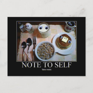 Carte Postale Take Meds! postcard