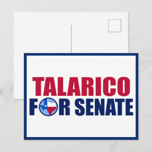 Carte Postale Talarico pour le Sénat du Texas Élection 2026