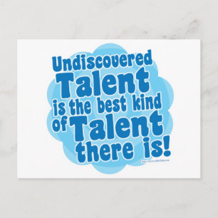Carte Postale Talent inconnu