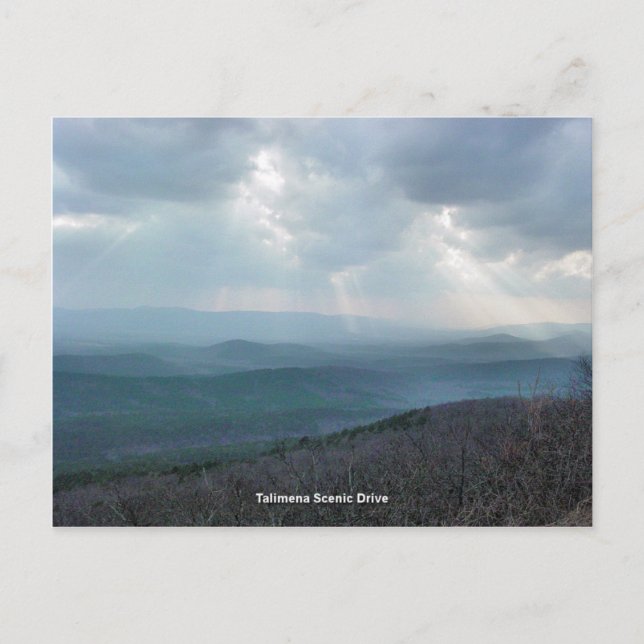 Carte Postale Talimena Pittoresque Drive (Devant)
