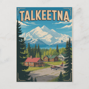 Carte Postale Talkeetna Alaska Voyage Vintage