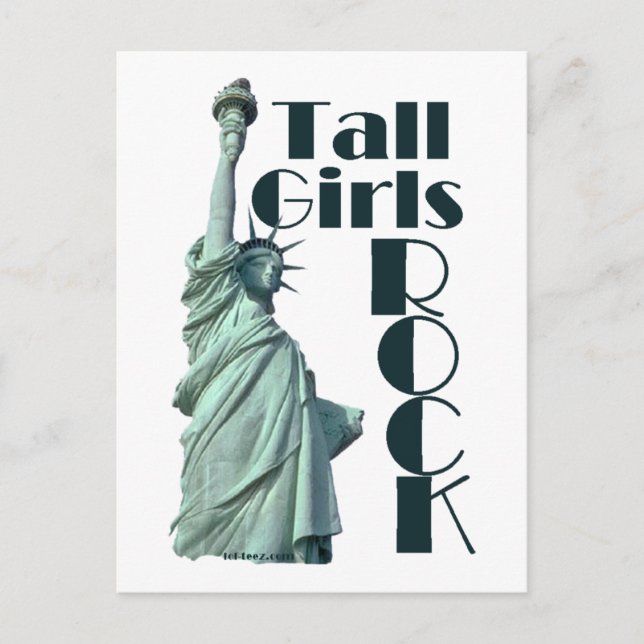 Carte Postale Tall Girls ROCK (Devant)