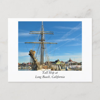 Carte Postale Tall Ship à Long Beach en Californie