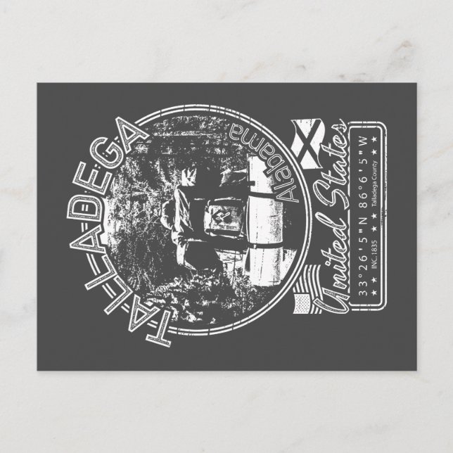 CARTE POSTALE TALLADEGA ALABAMA - FORÊT NATIONALE DE TALLADEGA (Devant)