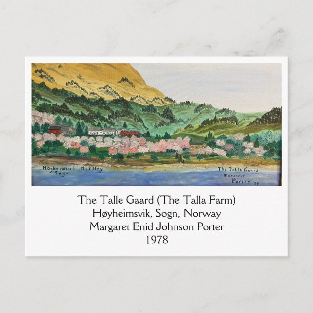 Carte Postale Talle Gaard (La Ferme Talla) '78 MEJP (Devant)
