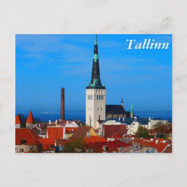 Carte Postale Tallinn, Estonie (Devant)