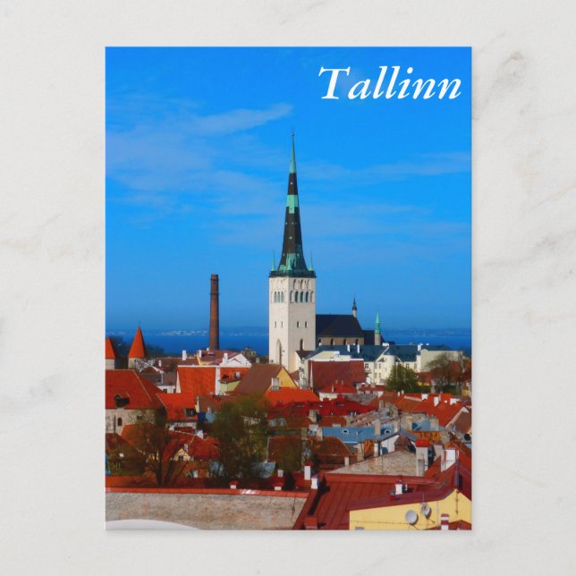 Carte Postale Tallinn, Estonie (Devant)
