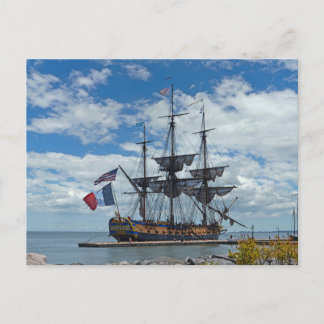 Carte Postale Tallship français Hermione