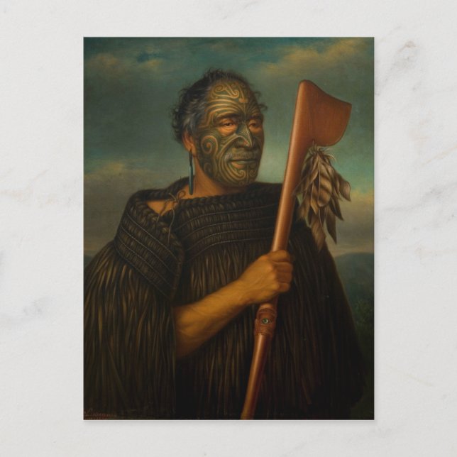 Carte Postale 'Tamati Waka Nene' - Gottfried Lindauer (Devant)