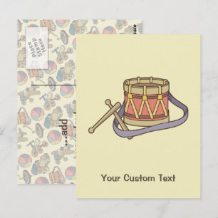 Carte Postale Tambour de jouets