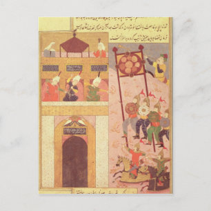 Carte Postale Tamerlane Besieging Urganj