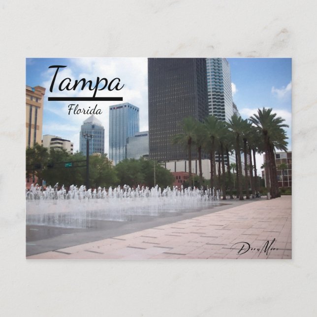 Carte postale Tampa Florida (Devant)