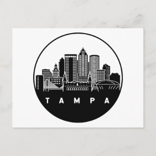 Carte Postale Tampa Florida Skyline