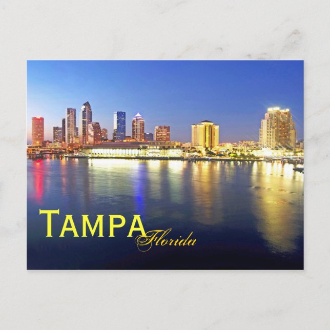 Carte Postale Tampa, Floride, États-Unis (Devant)