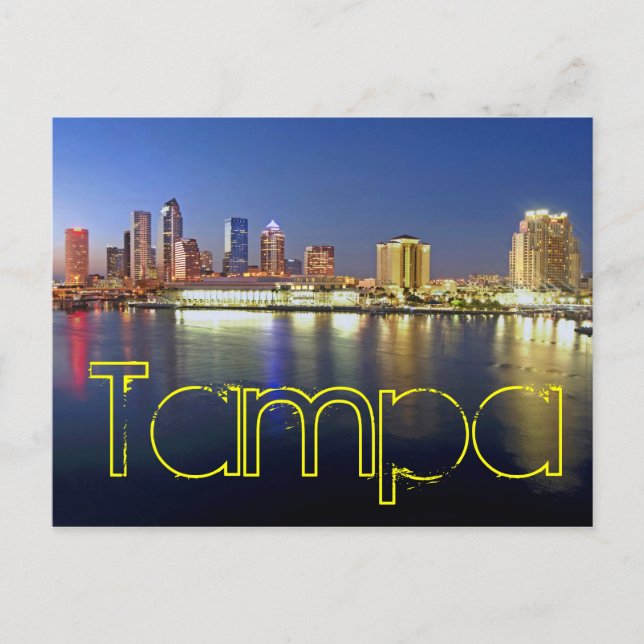 Carte Postale Tampa, Floride, États-Unis (Devant)