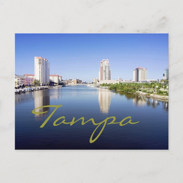 Carte Postale Tampa, Floride, États-Unis (Devant)
