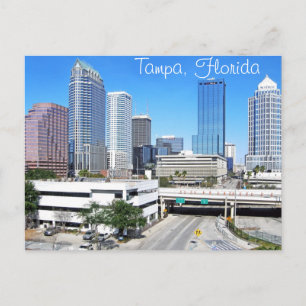 Carte Postale Tampa, Floride horizon vu du sud