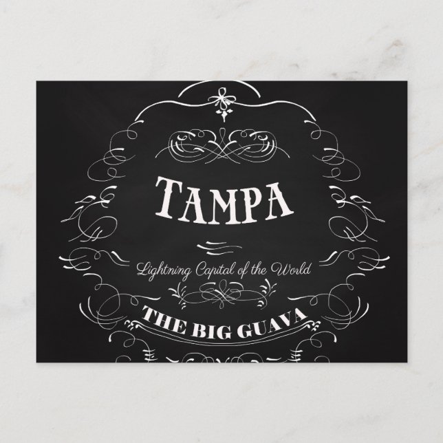 Carte Postale Tampa. Floride - La capitale mondiale de la foudre (Devant)