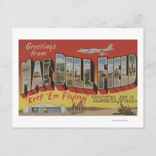 Carte Postale Tampa, Floride - Salutations De Mac Dill Field