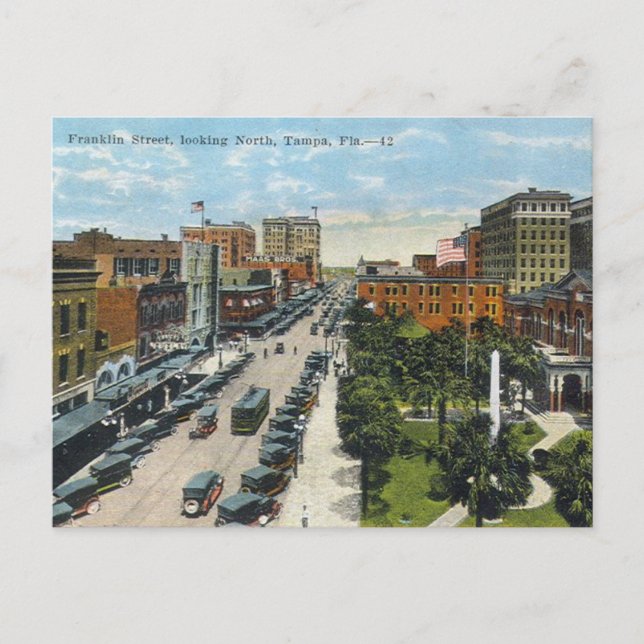 Carte Postale Tampa - Franklin Street (Devant)