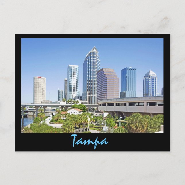 Carte Postale Tampa, la prochaine plus grande ville d'Amérique (Devant)