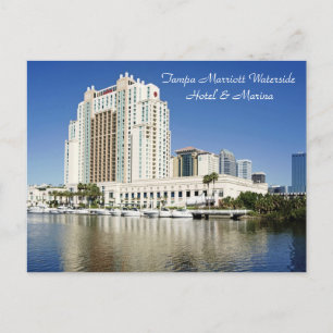 Carte Postale Tampa, Marriott, Waterside, Hotel & Marina