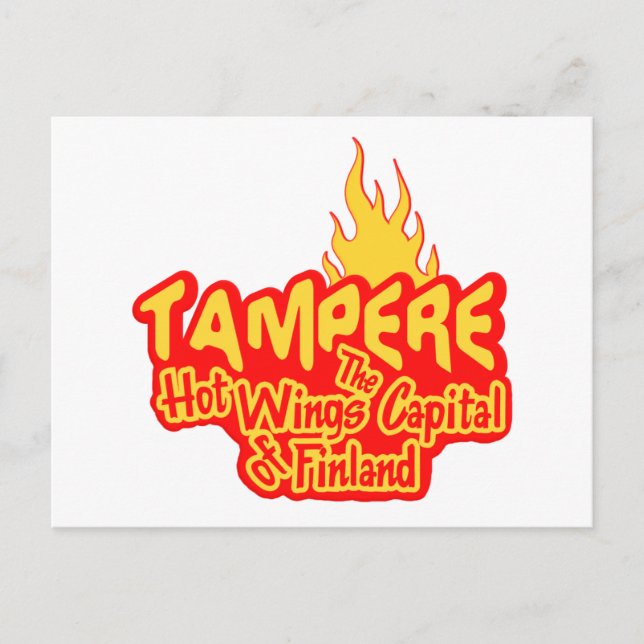 Carte postale Tampere Hot Wings (Devant)