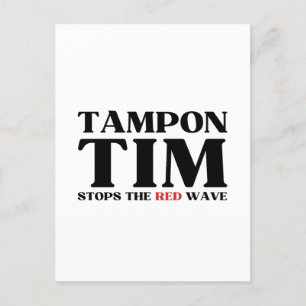 Carte Postale Tampon Tim Arrêtera Le Red Wave-Tim Walz 2024